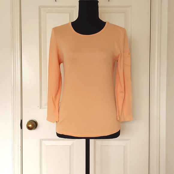 NWOT. The Limited 100% Cotton Tee with 3/4 wide sleeve and pocket on sleeve. - Picture 1 of 4